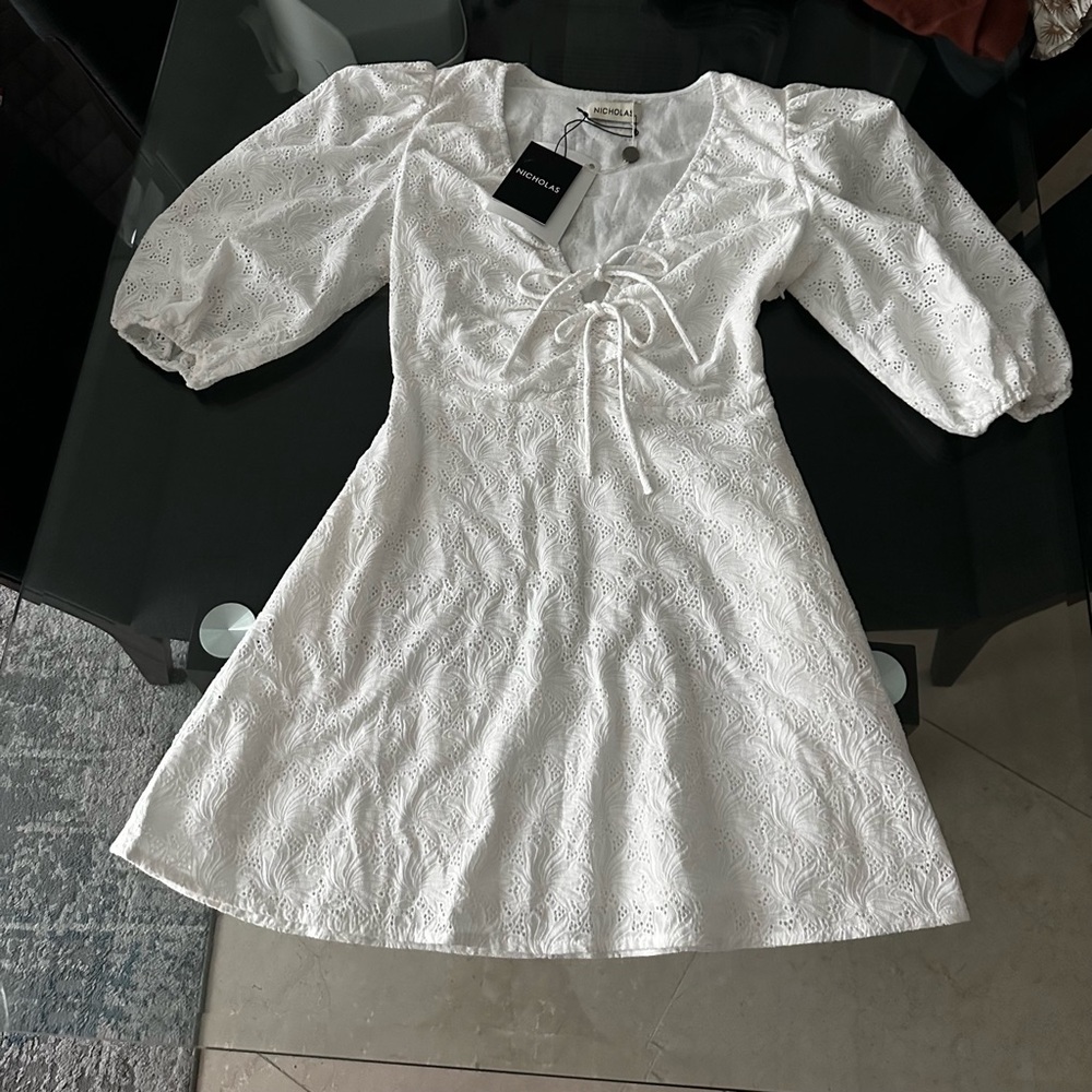 Nicholas Lace Detail Dress